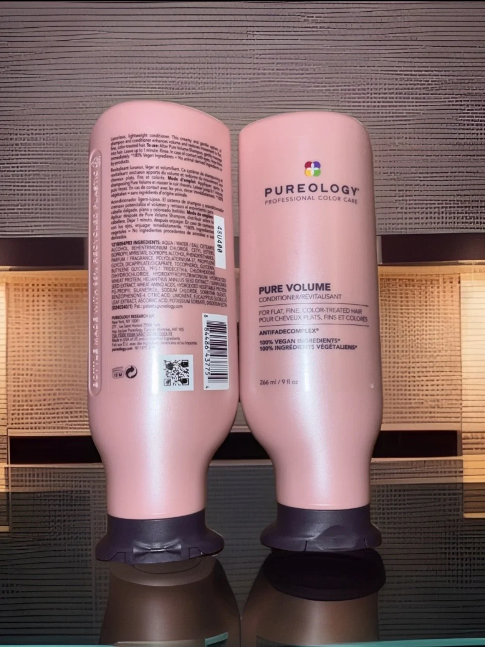 Pink PureOlogy HYDRATE SHEER CONDITIONER DUO 2 Bottles Of Conditioner